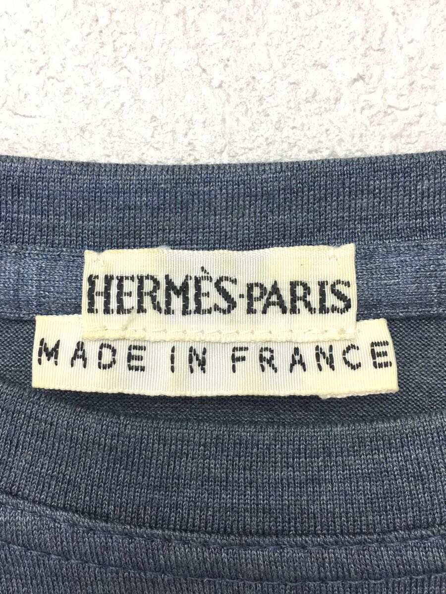 エルメス （HERMES） マルジェラ期 シルク長袖 カットソー HERMES◇マルジェラ期/シルクカットソー/長袖Tシャツ/40/シルク/IDG