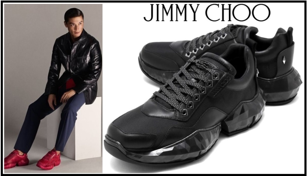 15万新品◆41=26㎝◆JIMMY CHOOジミーチュウ◆DIAMONDスニーカー黒 | ジミー 15万新品◇41=26㎝◇JIMMY Black II&frasl;M エクストレーム