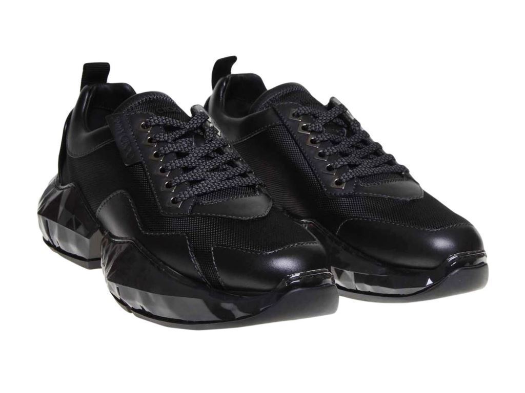15万新品◆41=26㎝◆JIMMY CHOOジミーチュウ◆DIAMONDスニーカー黒 | ジミー 15万新品◇41=26㎝◇JIMMY Black II&frasl;M エクストレーム