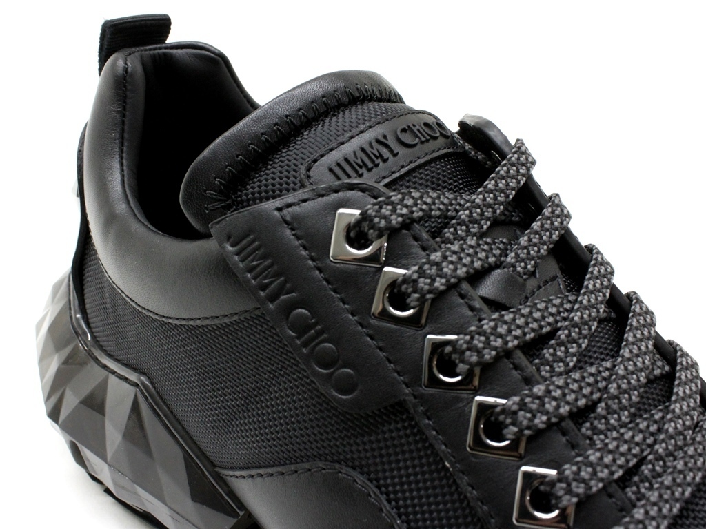 15万新品◆41=26㎝◆JIMMY CHOOジミーチュウ◆DIAMONDスニーカー黒 | ジミー 15万新品◇41=26㎝◇JIMMY Black II&frasl;M エクストレーム