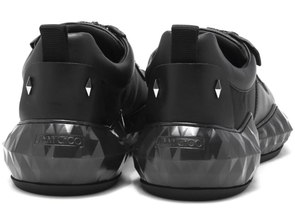15万新品◆41=26㎝◆JIMMY CHOOジミーチュウ◆DIAMONDスニーカー黒 | ジミー 15万新品◇41=26㎝◇JIMMY Black II&frasl;M エクストレーム