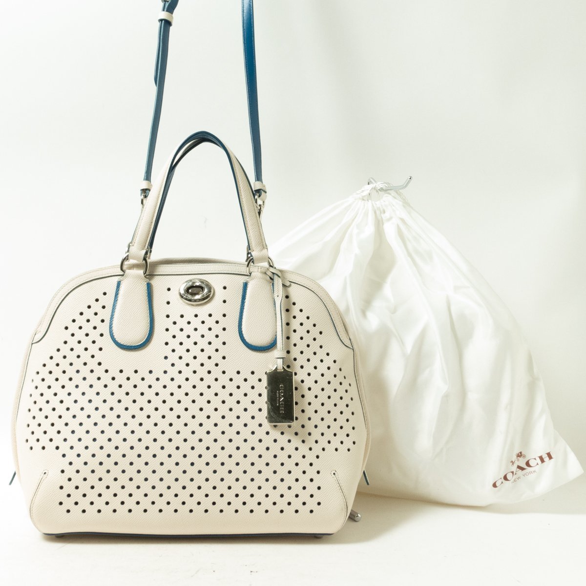 1円スタート】COACH コーチ 34705 プリンス ストリート サッチェル 