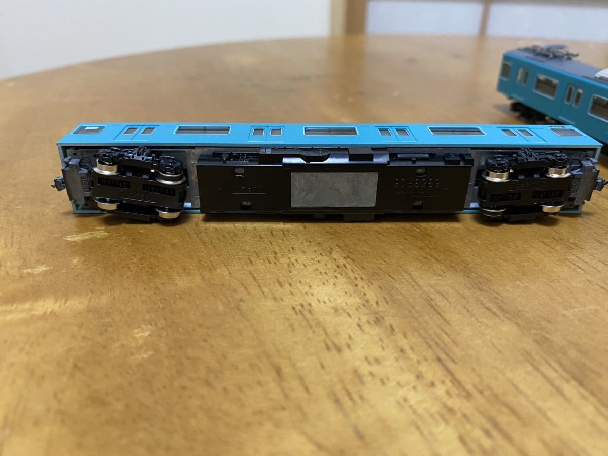 グリーンマックス Gm キット組立品 103系スカイブルー阪和線 体質改善車n40バラシ品 中間車両モハ2両tomixモーター取付tnカプラー取付 通勤形電車 売買されたオークション情報 Yahooの商品情報をアーカイブ公開 オークファン Aucfan Com