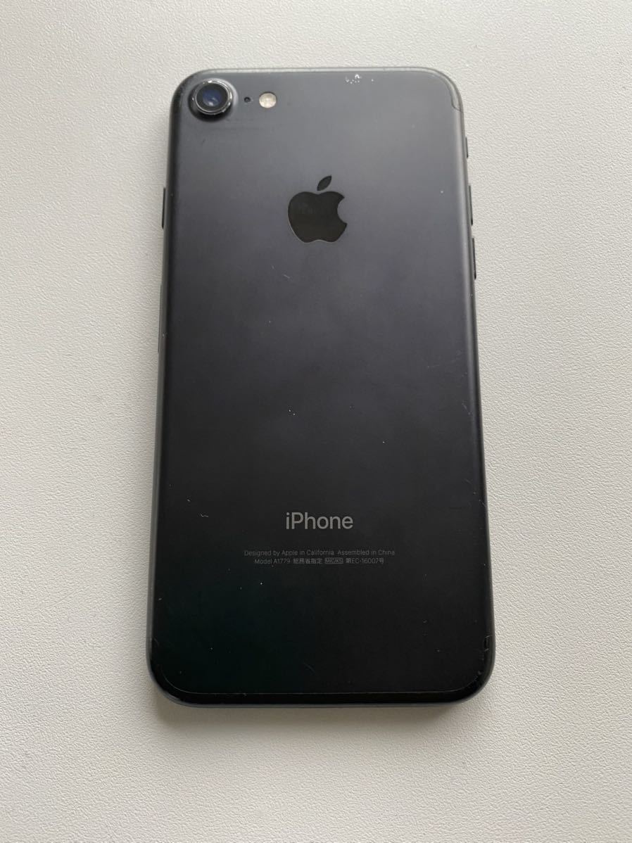 iPhone7 128GB 黒 SIMロック解除済み スマートフォン・携帯電話