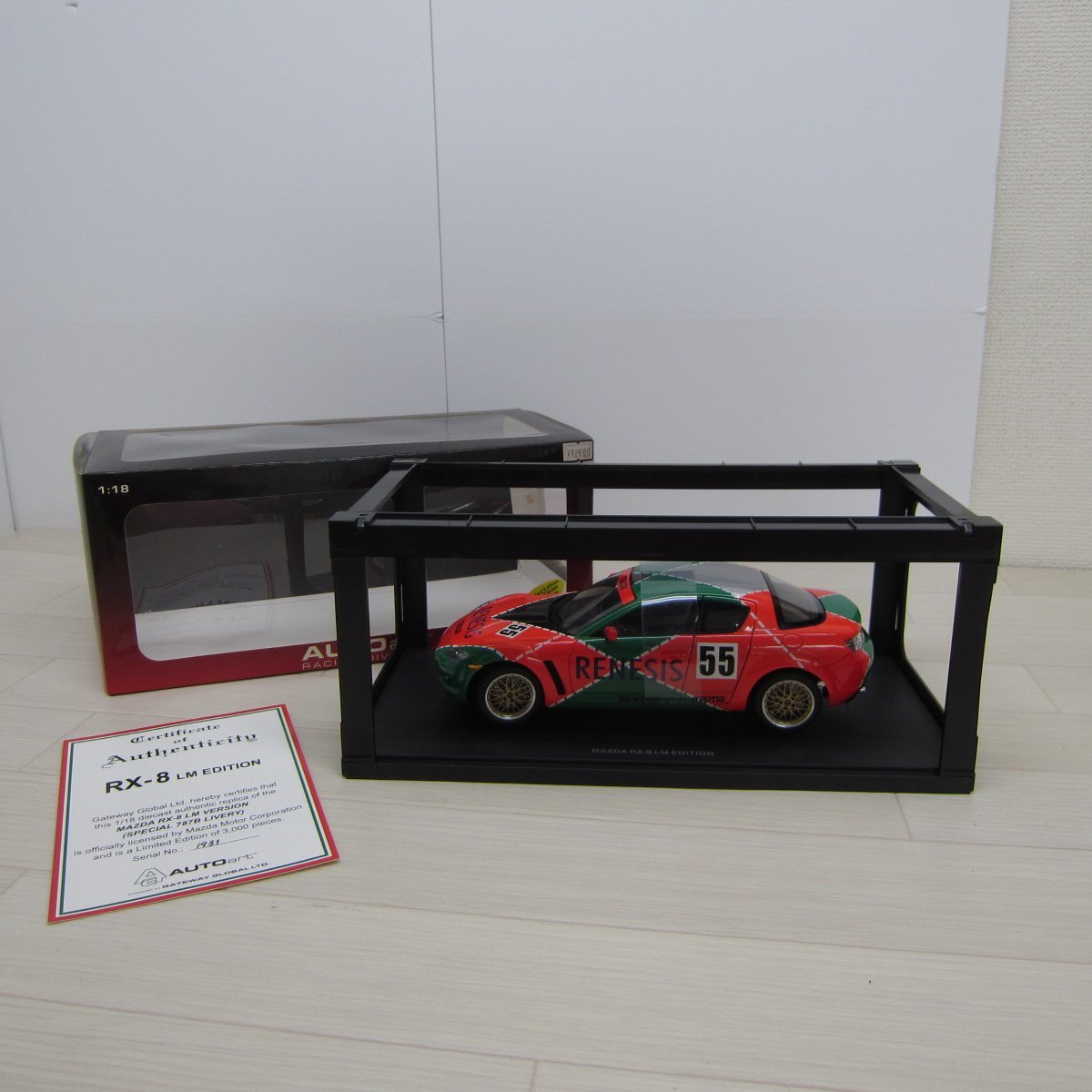 TA5352/AUTOart RACING DIVISION オートアート レーシングディビジョン MAZDA RX-8 LM EDITION マツダ 1/18