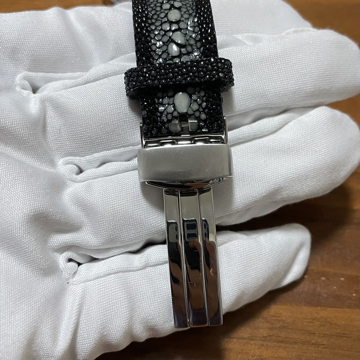 B-Barrel - 良品 B-Barrel ビーバレル ムーンフェイズ クロノグラフ