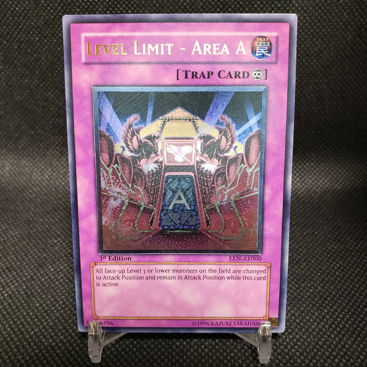 遊戯王　レベル制限A地区　旧アジア版　レリーフ　PSA10 EEN-AE060 レベル制限A地区 遊戯王 レリーフ - 旧アジア版 Level Area A Limit 旧
