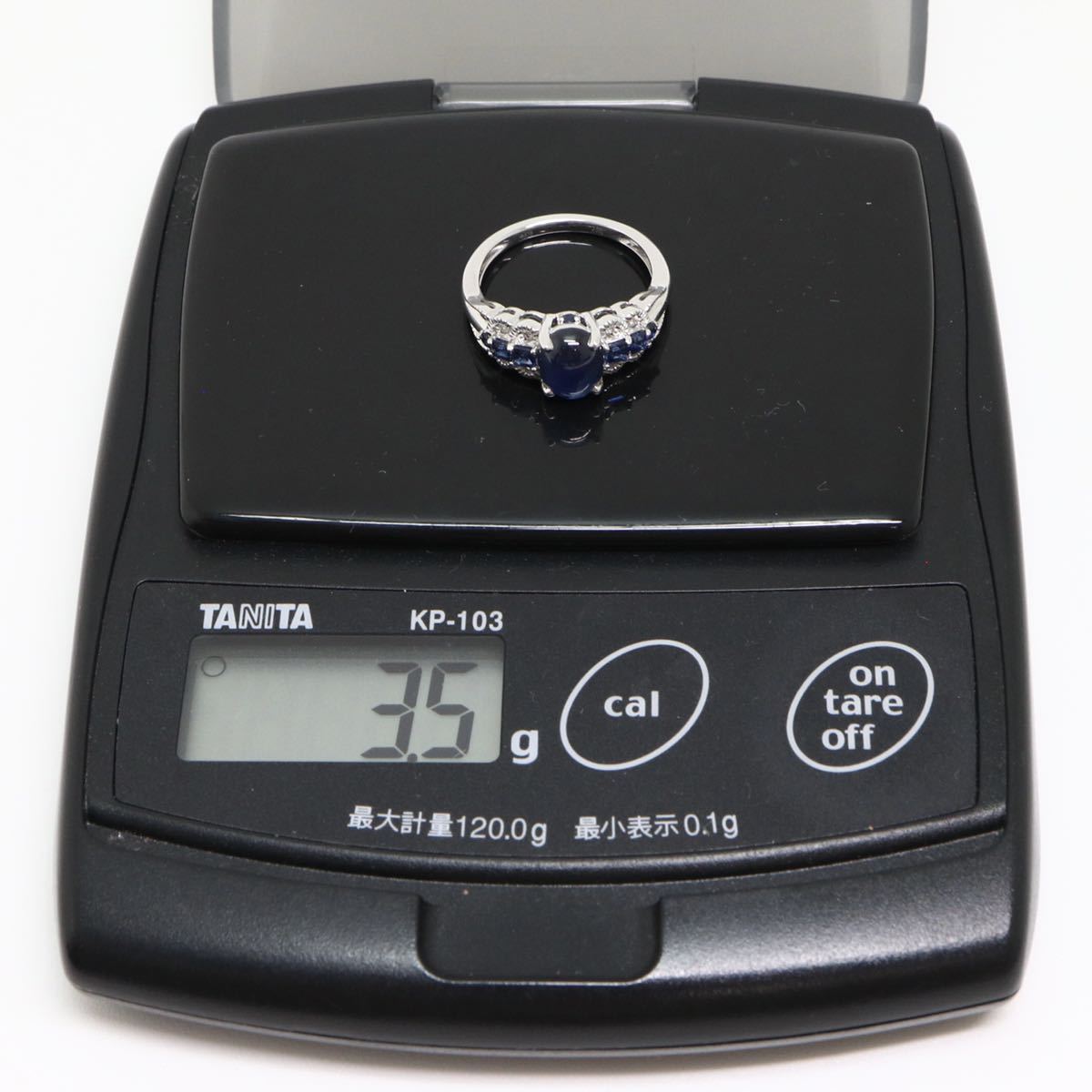 GSTV サファイア 2.00ct ダイヤモンド 0.06ct リング K18 アクセサリー