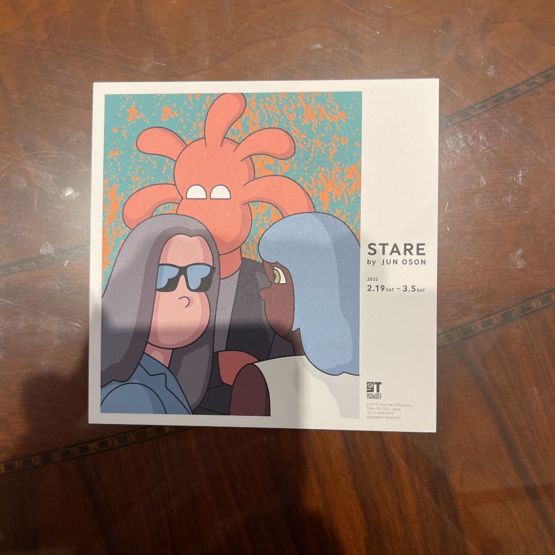 JUN OSON ジュン・オソン 個展案内カード ギャラリーターゲット 