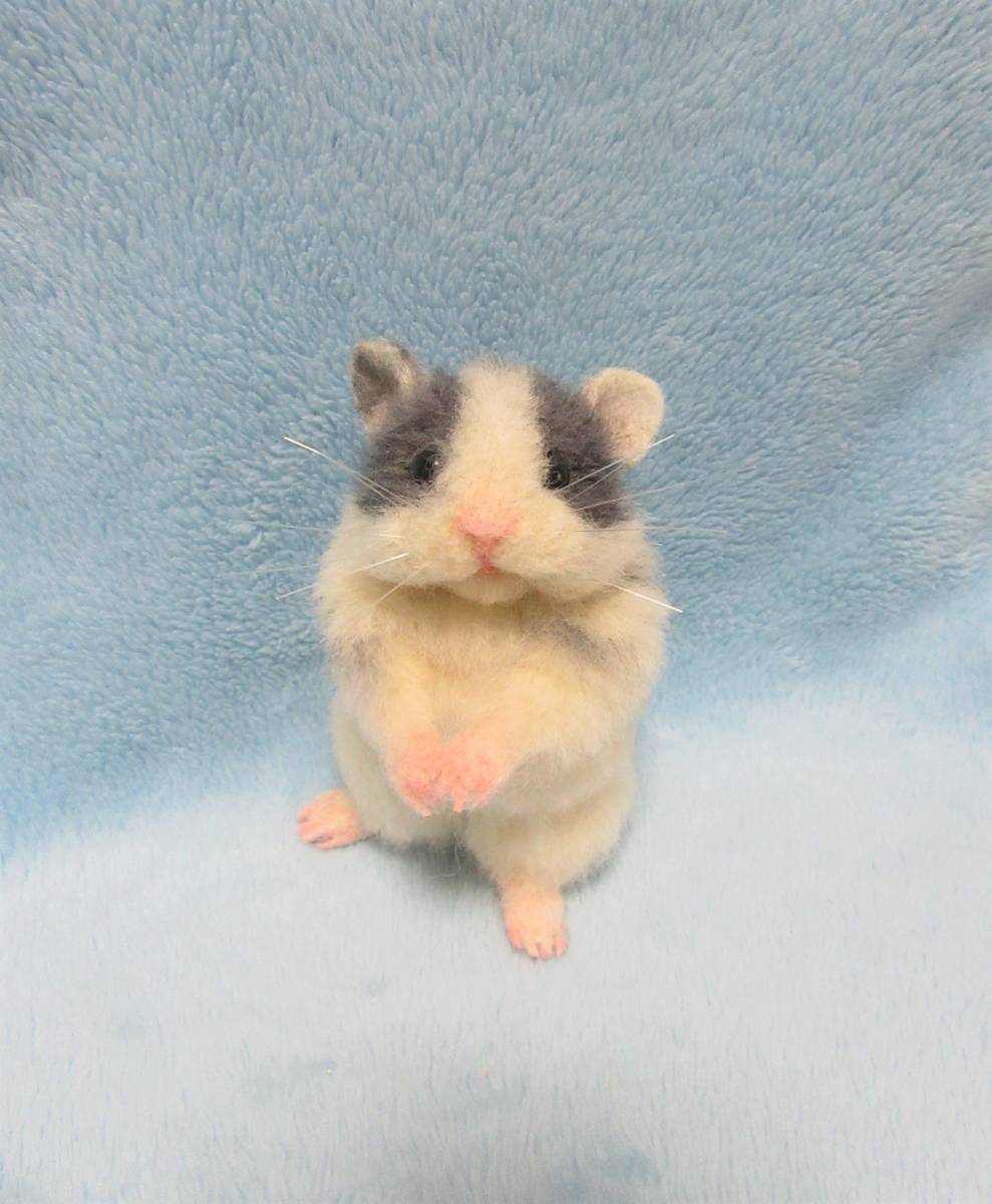 Hana Sham おやつ付き ブラックドミノ ハムスター 羊毛フェルト ハンドメイド ゴールデンハムスター ジャンガリアンハムスター 羊毛フェルト 売買されたオークション情報 Yahooの商品情報をアーカイブ公開 オークファン Aucfan Com