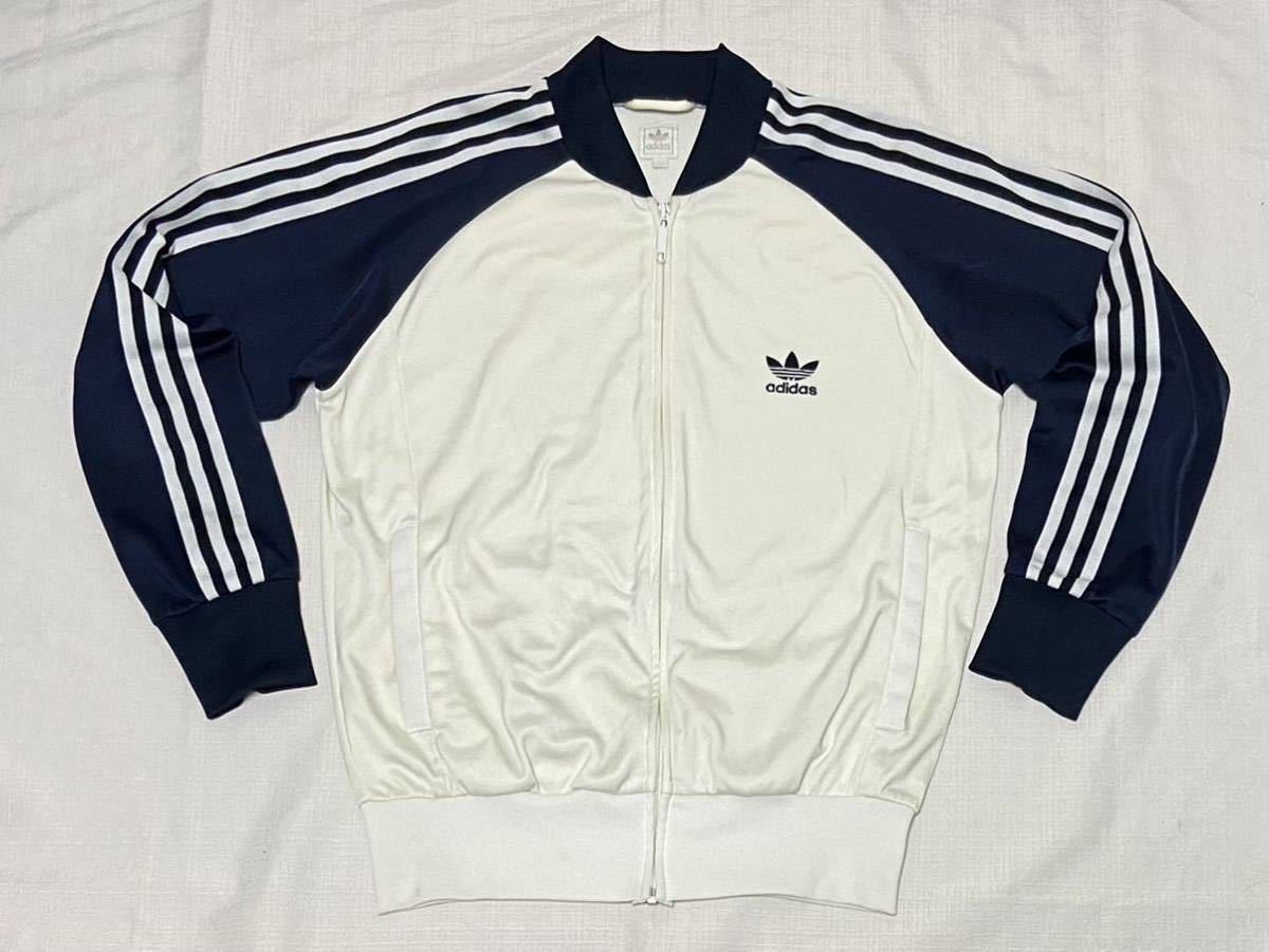 レア色 adidas オリジナルス ATP ビンテージ 復刻 白 紺 トレフォイル