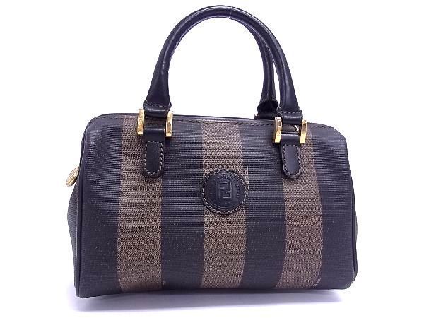 FENDI - 極 美品 FENDI フェンディ ズッカ FF ロゴ 金具 柄 キャンバス