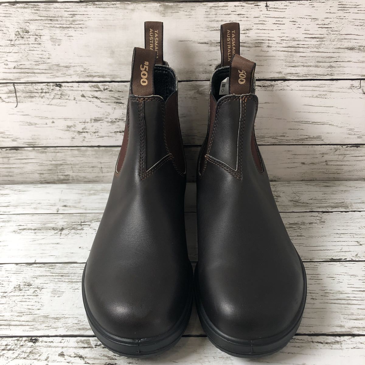 8A 美品 Blundstone 500 ブラウン size 8 ハイカットブーツ (検 