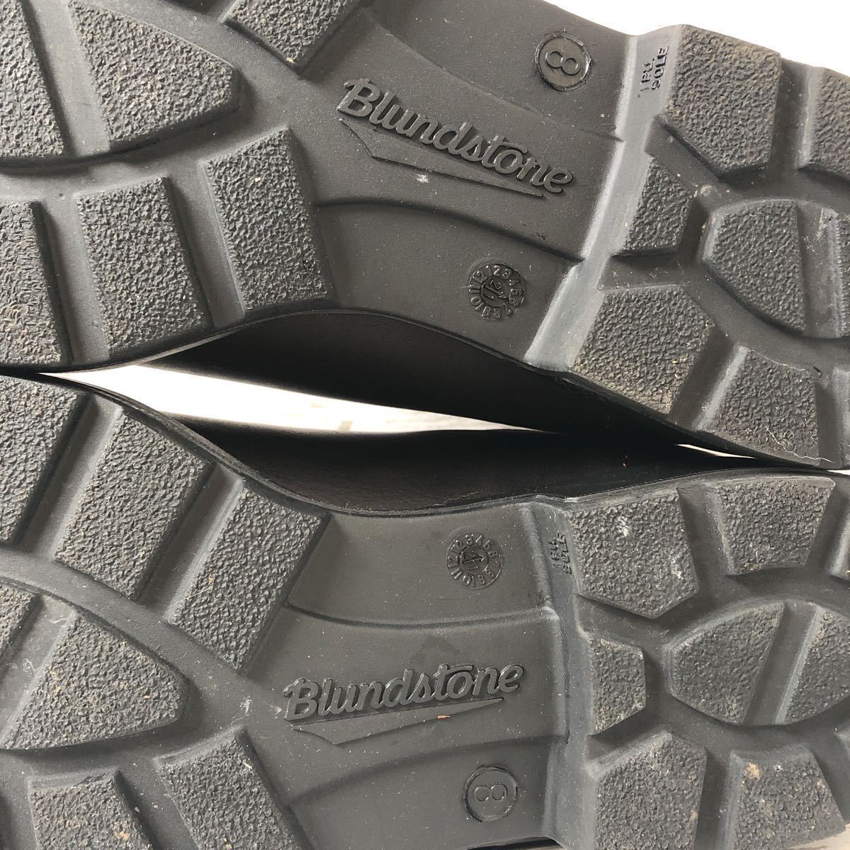 8A 美品 Blundstone 500 ブラウン size 8 ハイカットブーツ (検 