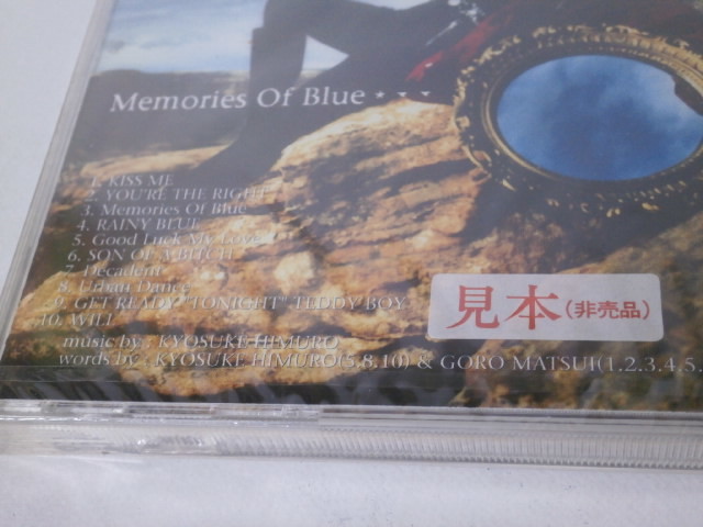 新品特売中 新品未開封 氷室京介 Memories Of Blue 見本盤 非売品 
