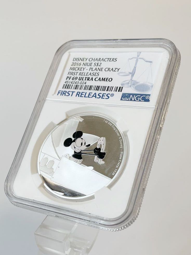 ディズニー ニウエ 2016年 銀貨 ミッキーマウス　記念硬貨 ディズニー ニウエ 2016年 銀貨 ミッキーマウス 記念硬貨