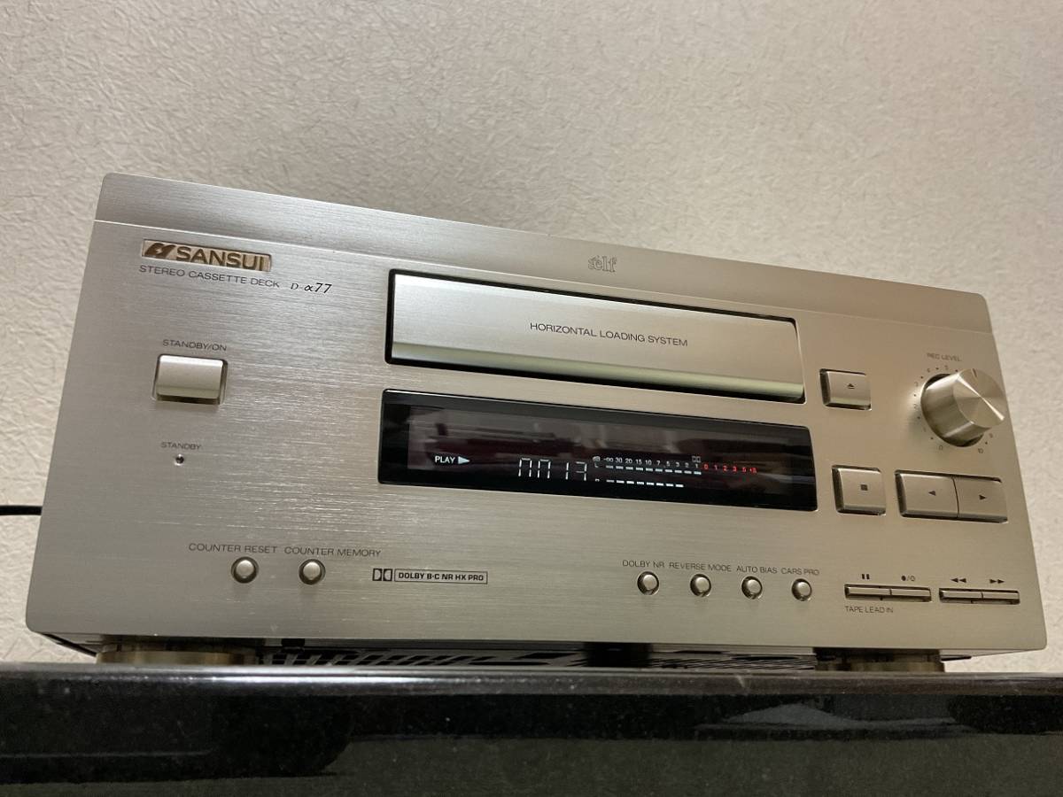 SANSUI - D-α7 カセットデッキ メルカリ サンスイ 山水 Yahoo