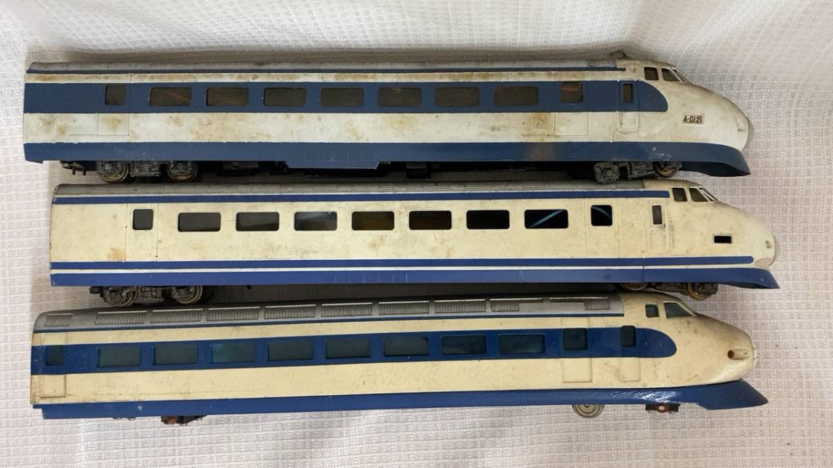 昔の新幹線とかについてる小さい机（ジャンク品） 鉄道模型ジャンク品】HOゲージ？まとめて 計19車両セット○検)新幹線