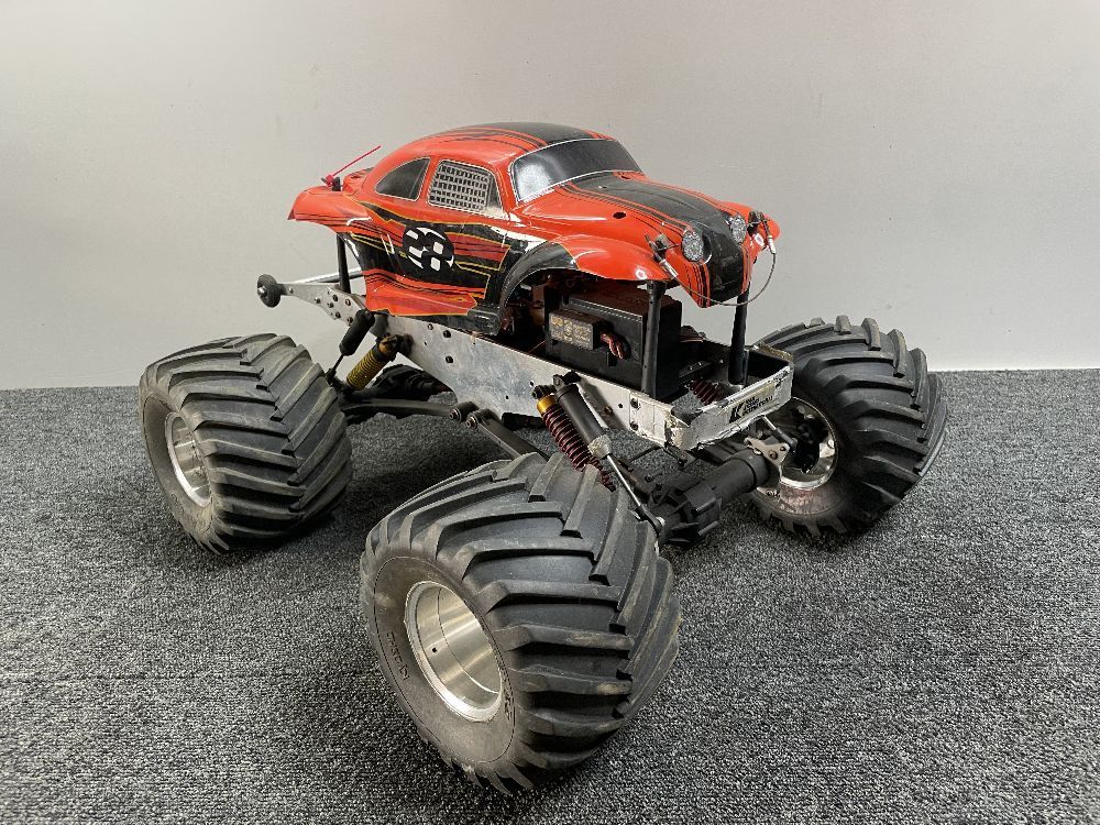 人気SALE，セール 232 KYOSYO 大型 エンジンラジコン モンスタートラック 4WD ビートルボディ アルミシャーシ等 パーツ多数搭載 / TAMIYA HPI(組立キット（エンジン）)｜売買されたオークション情報、yahooの商品情報 組立キット（エンジン）