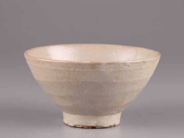 M07S30朝鮮古美術　李朝時代　李朝茶道具　唐津茶碗　古茶碗　時代物　古物 古美術 朝鮮古陶磁器 李朝 茶碗 時代物 極上品 初だし品 C8769 中国