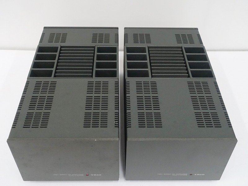 新作入荷，爆買い □□TRIO L-07MⅡ モノラルパワーアンプペア トリオ□□