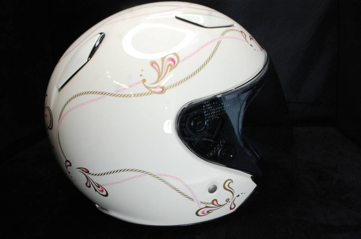 て804.SHOEI J-STREAM AMO ヘルメット レディース TC-6 (WHITE 