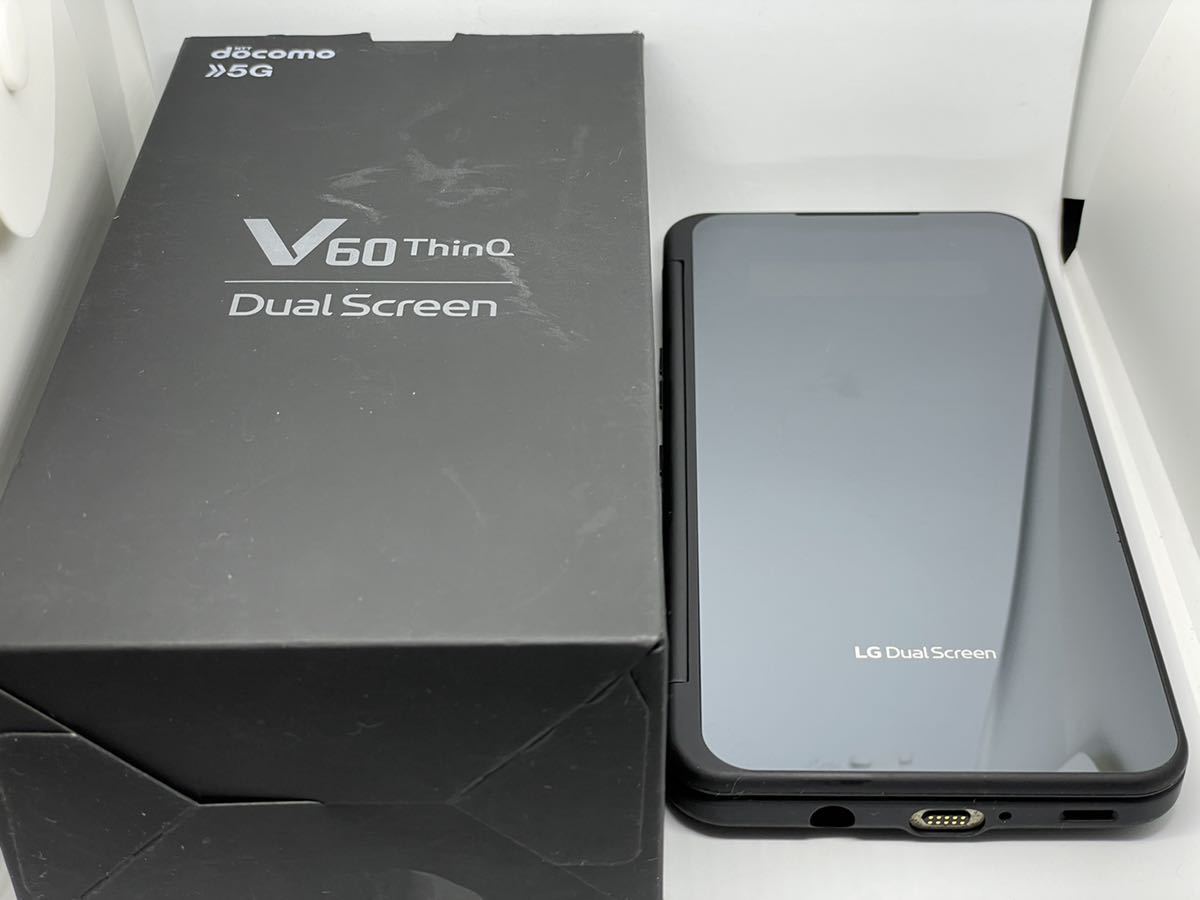 ☆SIMロック解除済み☆デュアルスクリーン付属☆ docomo LG V60 ThinQ