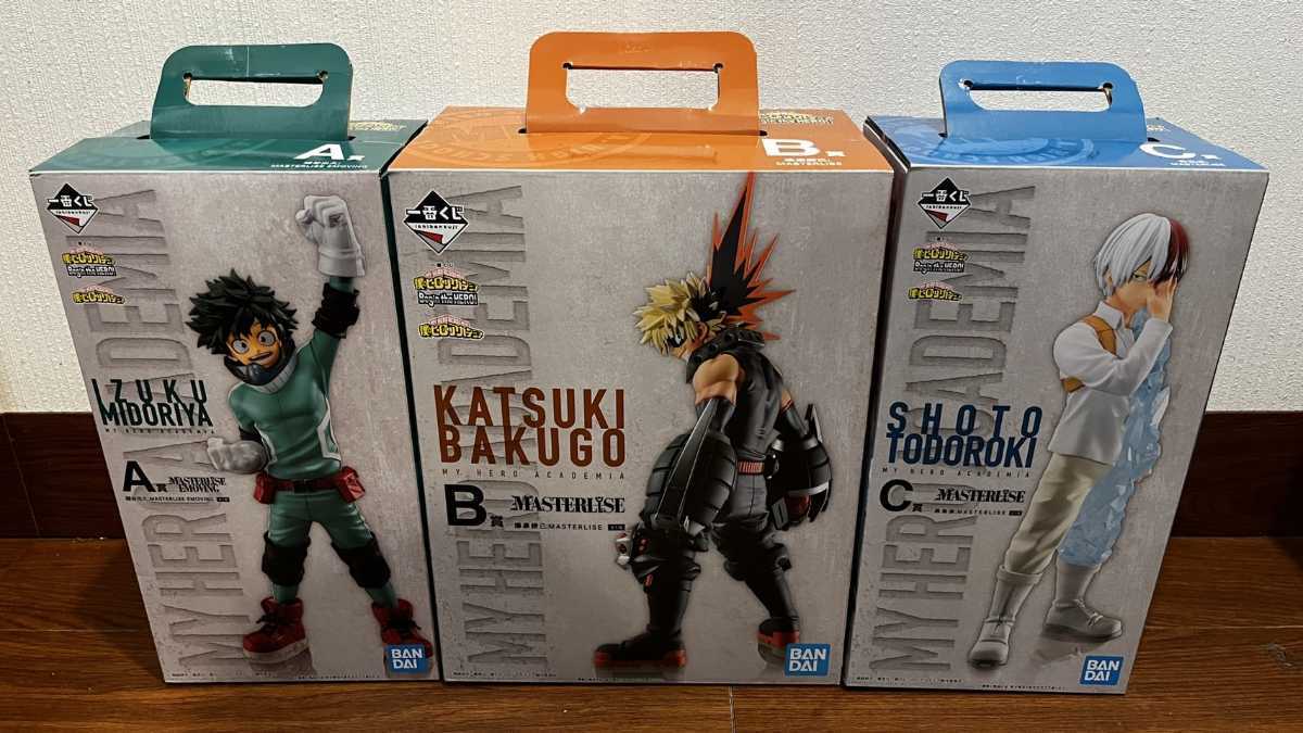 定番，2026 一番くじ 僕のヒーローアカデミア Begin the HERO A.B.C賞セット 緑谷出久 爆豪勝己 轟焦凍(その他)｜売買されたオークション情報、yahooの商品情報をアーカイブ公開 - オークファン その他