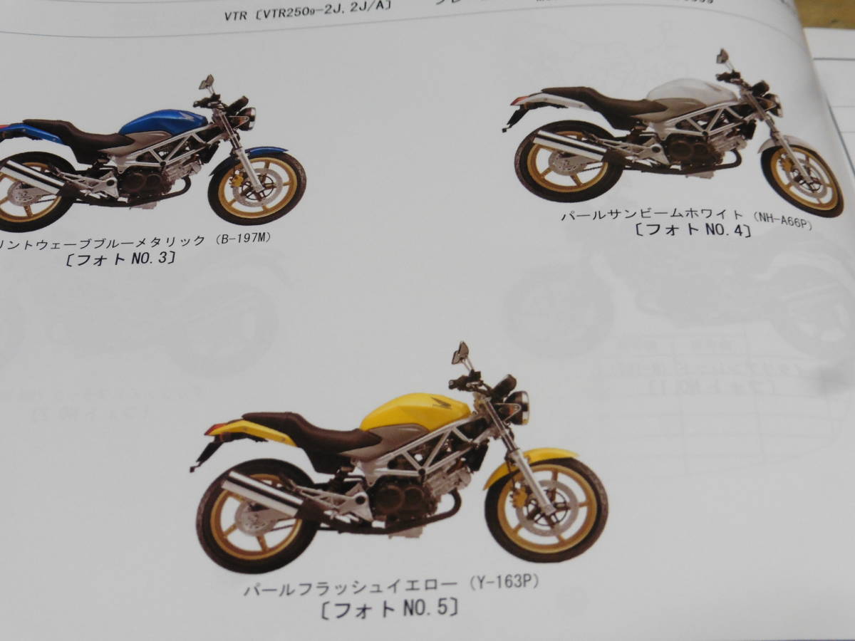 ☆VTR250 MC33 FI サービスマニュアル＆パーツリスト ☆ VTR250