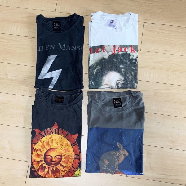  古着 バンドTシャツ 4枚セット PINK FLOYD マリリンマンソン ジャネット ジャクソン カウンターパーツ ロックTシャツ(Tシャツ)｜売買されたオークション情報、yahooの商品情報をアーカイブ公開 - Tシャツ