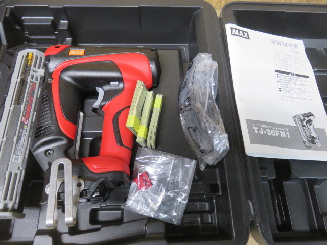 驚きの破格値，驚きの破格値，HOT MAX マックス 18Vフィニッシュネイラ TJ-35FN2 充電式釘打機(エア釘打機)｜売買されたオークション情報、yahooの商品情報をアーカイブ公開 - オークファン エア釘打機
