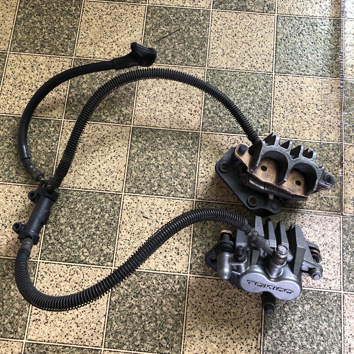 ゼファー400 カワサキ カイ ブレーキ 純正トキコフロントブレーキ 