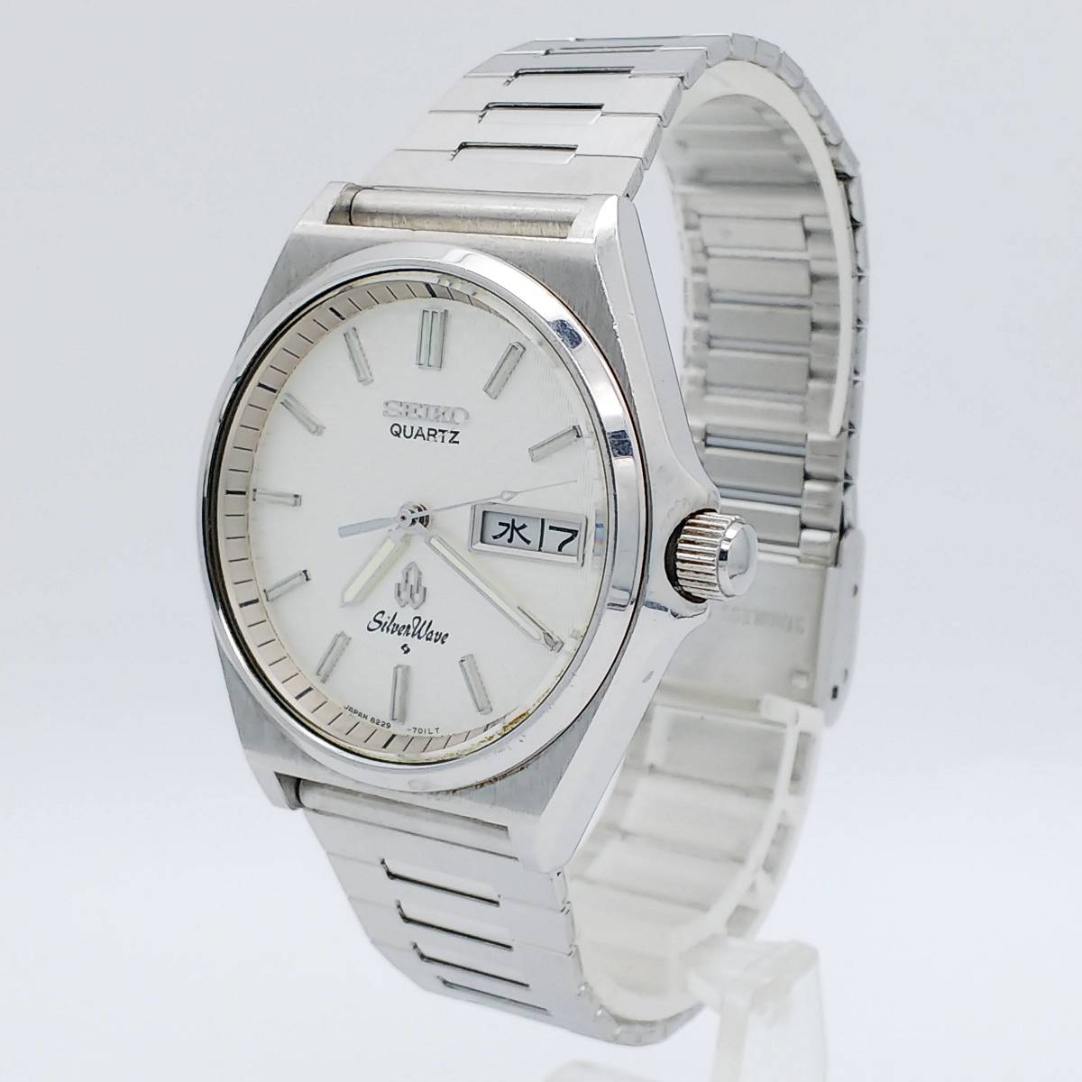 電池交換済】☆セイコー☆SEIKO☆Silver Wave☆シルバーウェーブ 