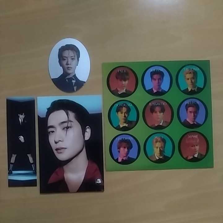 NCT ブックマーク カード シール(マーク、中本悠太 ユウタ、ヘチャン  