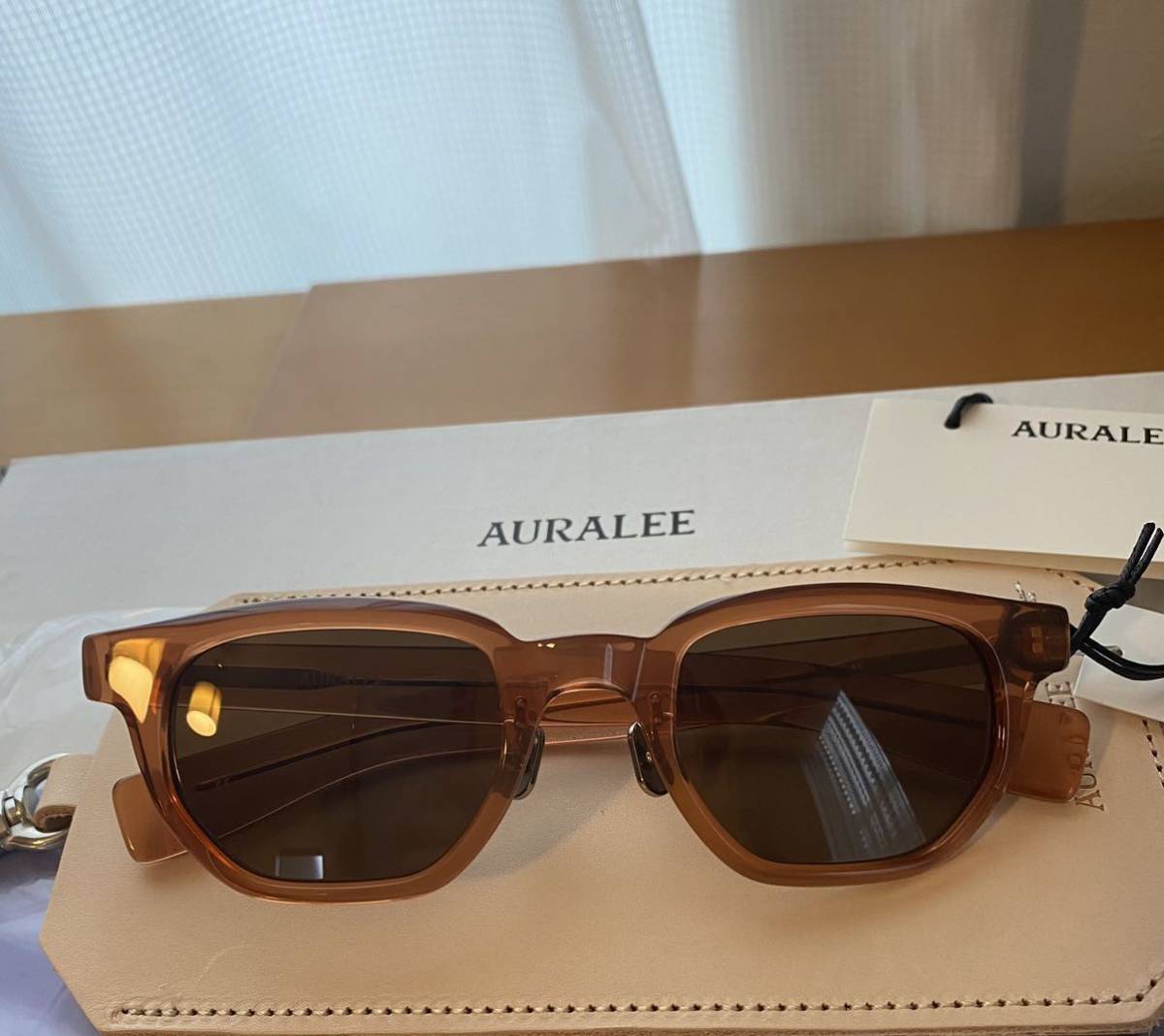AURALEE 2022ss新作サングラス ORANGE EYEVANコラボ(セル 