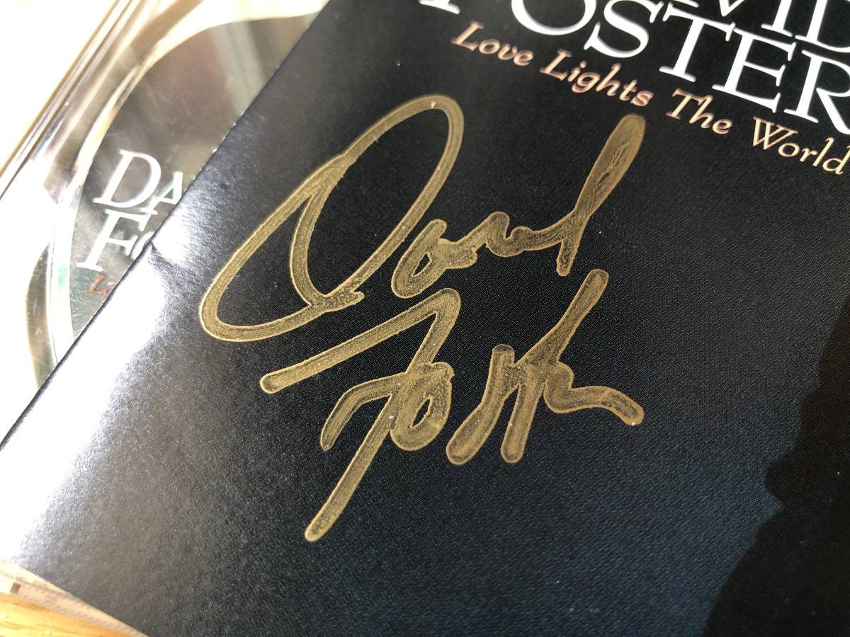レア David Foster Love Lights The World CD サイン入り AOR(CD