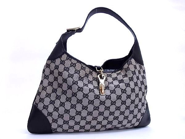 1円 GUCCI グッチ 001 4075 カンデンスキー GGキャンバス×レザー ワン 