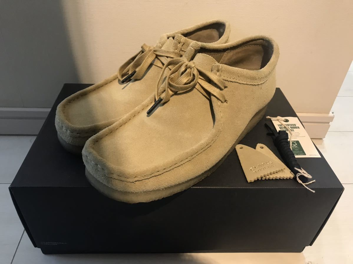 clarks wallabee bt gtx uk9 olive 長谷川 昭雄 26.5】Clarks Wallabee(Supreme Wu-Tang Clan Gore-Tex BEAMS Desert