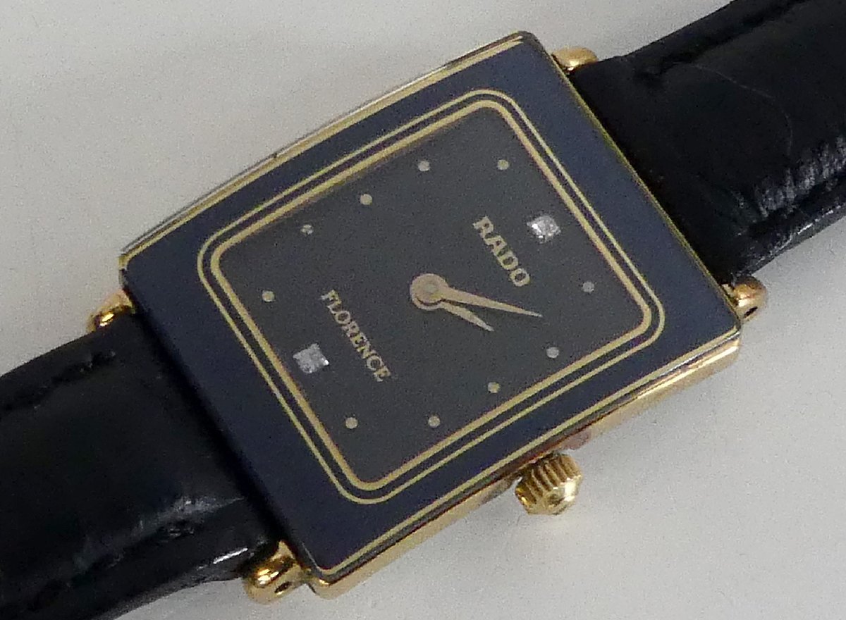 ☆RADO ラドー FLORENCE フローレンス クォーツ【153.3606.2】USED品
