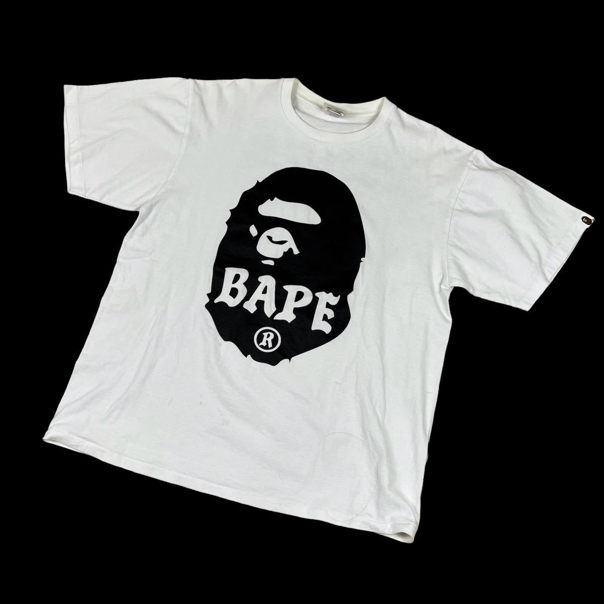 限定セール，お買い得 1スタ A BATHING APE 半袖Tシャツ BAPE エイプ アベイシングエイプ ベイプ ロゴTシャツ(XLサイズ以上)｜売買されたオークション情報、yahooの商品情報をアーカイブ公開 - オークファン 男性用