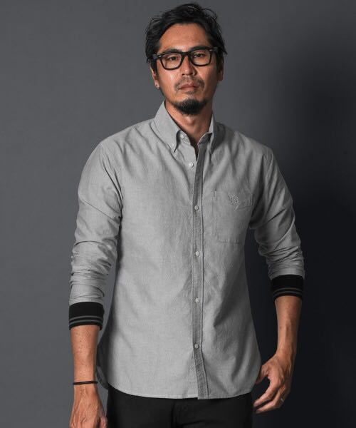 The DUFFER of ST.GEORGE 2LINE RIBBED SHIRT：定番 オックスフォード 