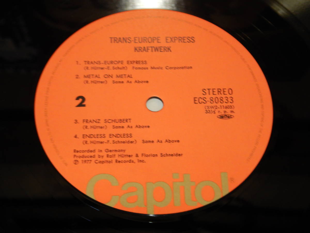 LP 帯付 クラフトワーク KRAFTWERK/ヨーロッパ特急 Trans-Europe 