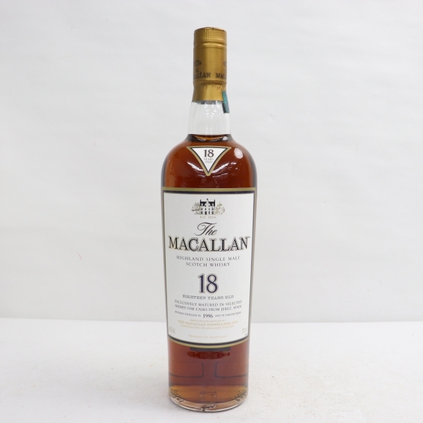 The Macallan 18年 シェリーオークカスク 空瓶5本 The Macallan