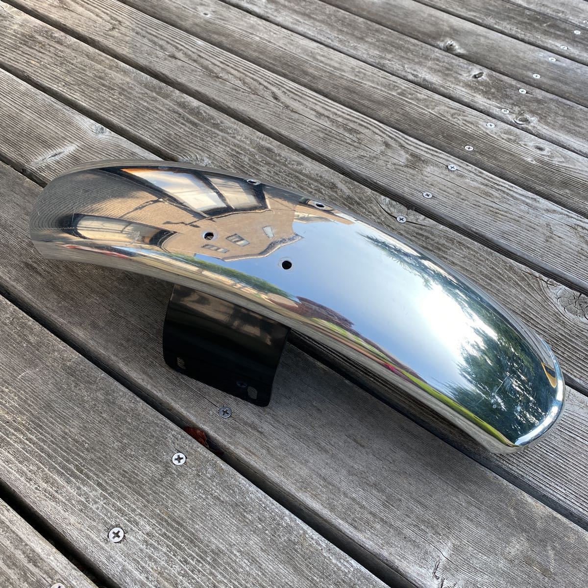 オスカー アルミ 250TR フロントフェンダー 社外 KAWASAKI オスカー