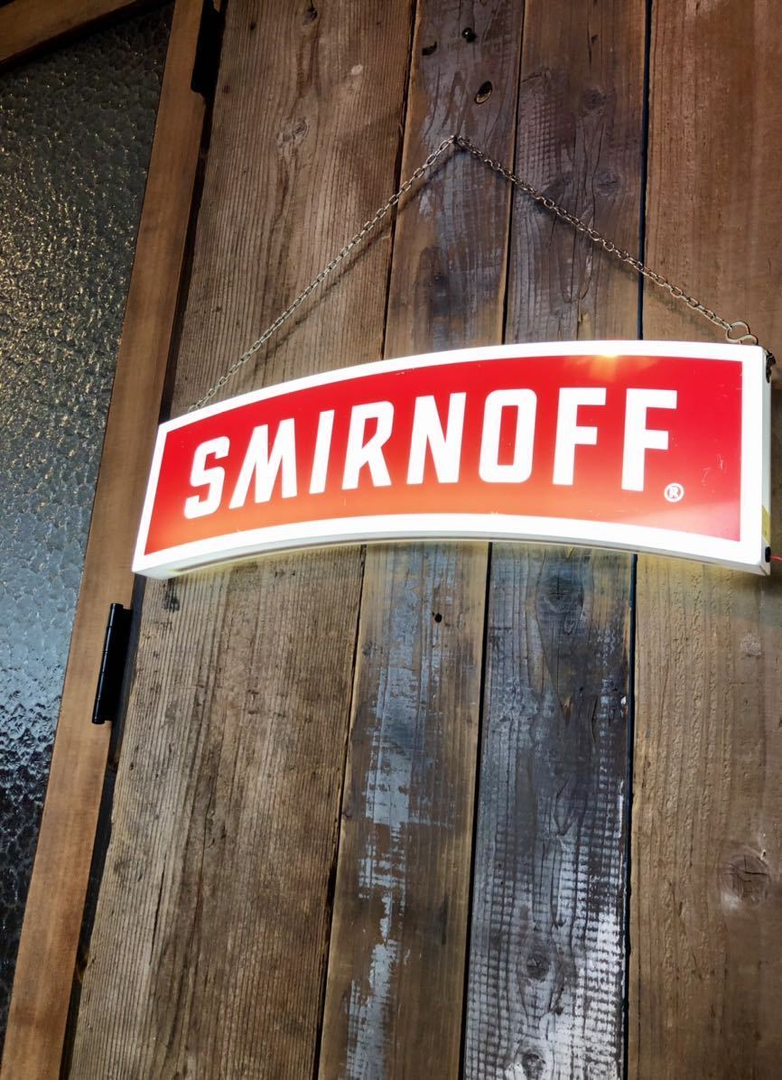 SMIRNOFF スミノフ ネオンサイン ネオンライト 電飾 看板 アメリカン SMIRNOFF スミノフ ネオンサイン ネオンライト 電飾 看板 アメリカン
