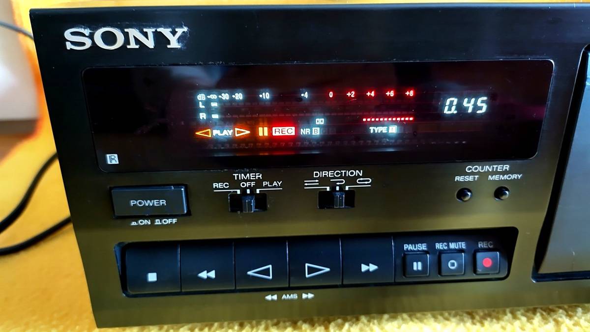 SONY TC-RX711 カセットデッキ - リモコン付 ジャンク品 メルカリ 取説
