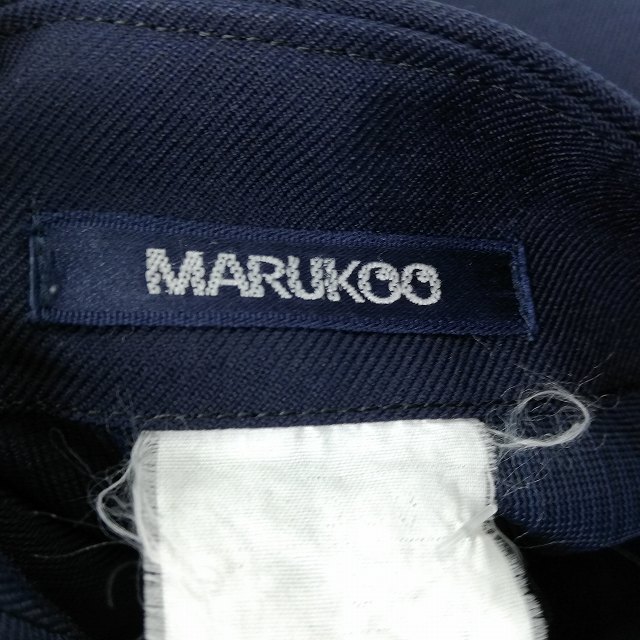 1円 イートン ジャンパースカート 上下2点セット 大きいサイズ 冬物 長袖 女子 学生服 中学 高校 紺 制服 中古 ランクC EY0647_5