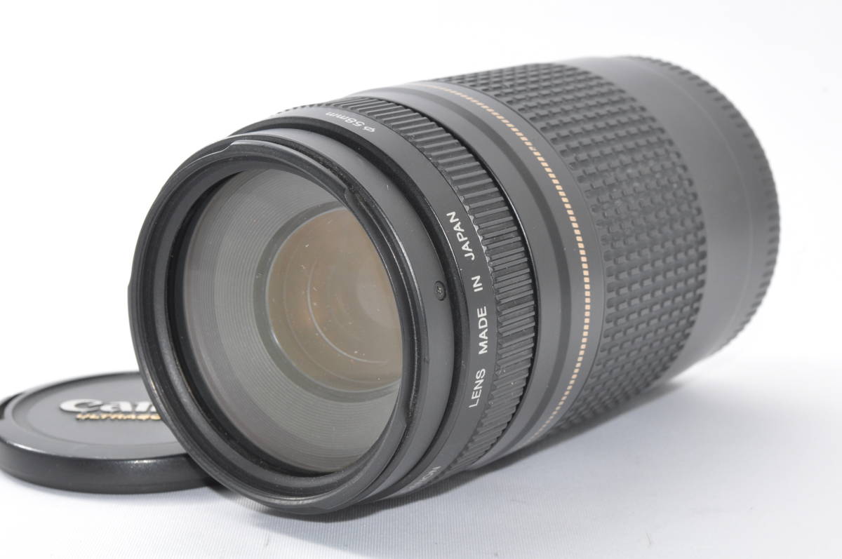 EF キヤノン 75-300mm Canon USM Ⅱ F4-5.6 f⁄4-5.6 望遠レンズ 手