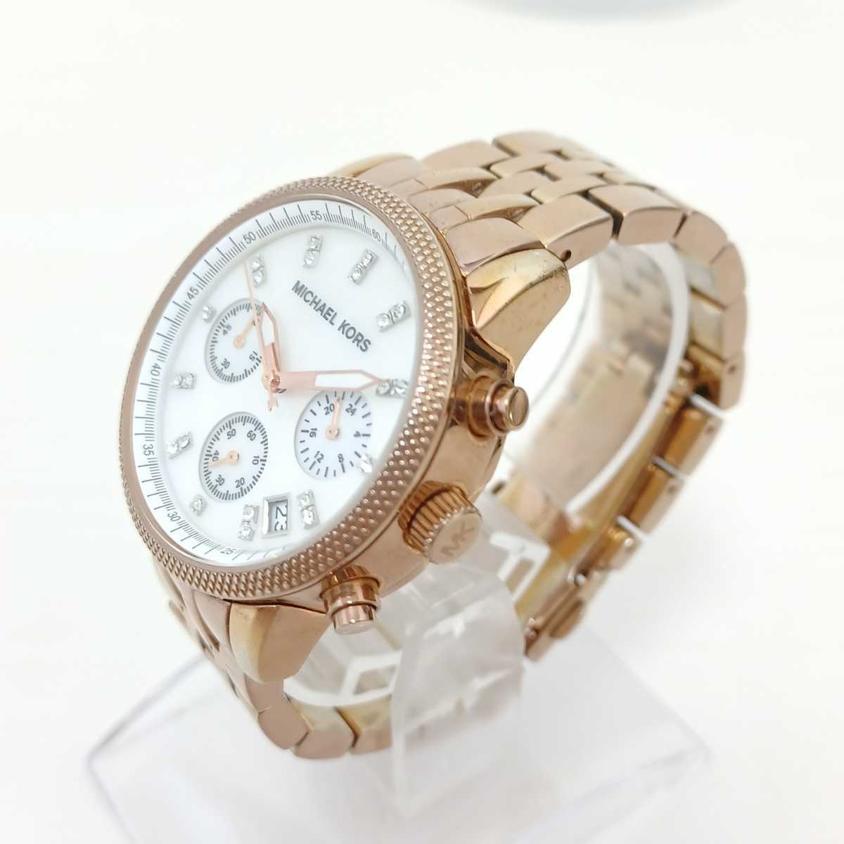 MICHAEL KORS マイケルコース ブランド腕時計 シェル文字盤 腕時計 
