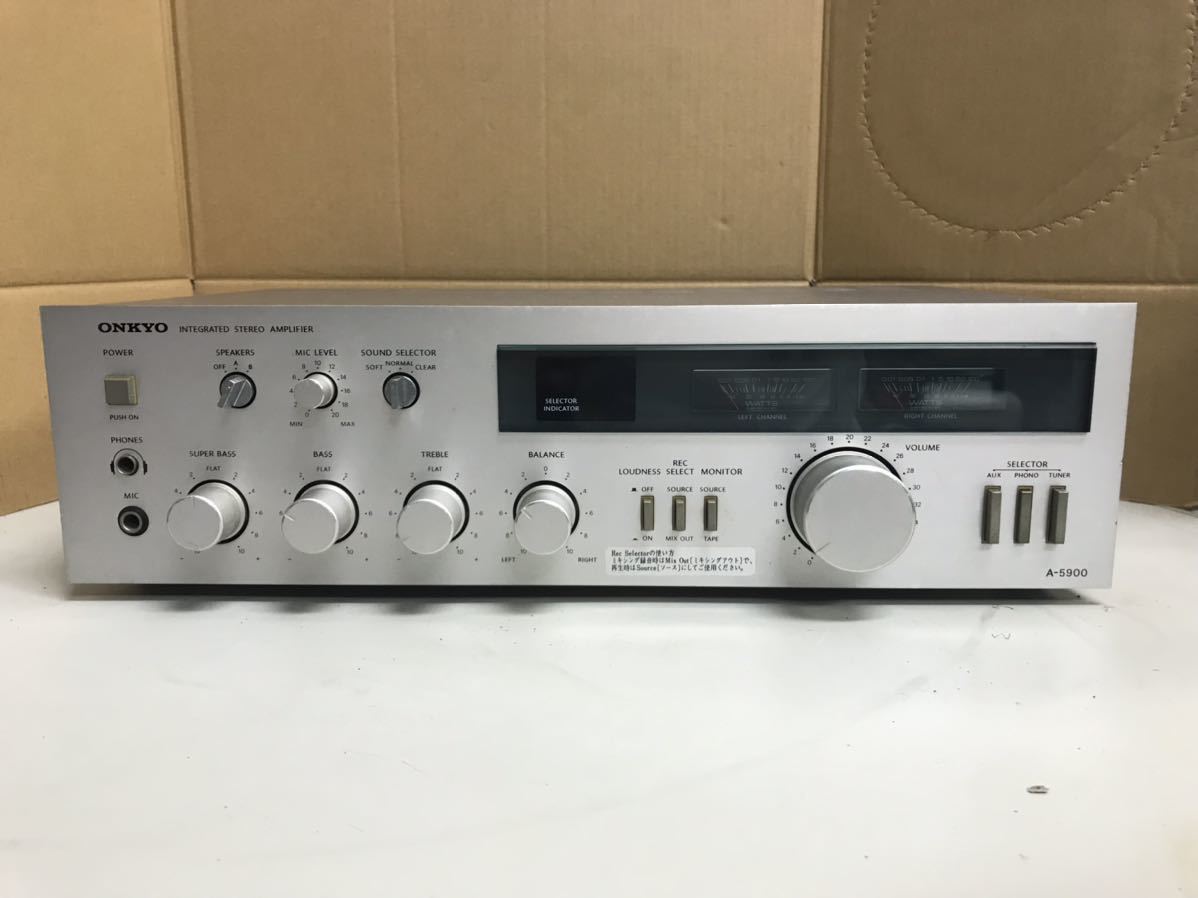 K423/ONKYO オンキョー A-5900 プリメインアンプ ONKYO プリメイン